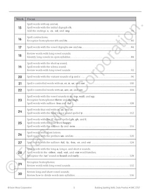 EvanMoor Building Spelling Skills, Grade 3  Homeschooling & Classroom Resource Workbook, Reproducible Worksheets, Teaching Edi,New