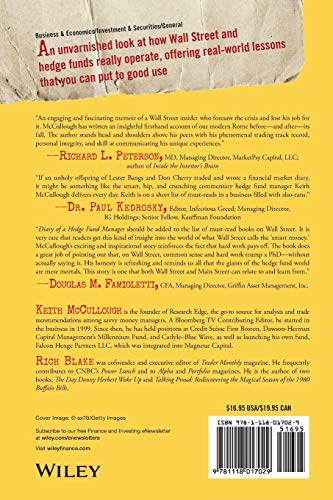 Diary of a Hedge Fund Manager: From the Top, to the Bottom, and Back Again,New