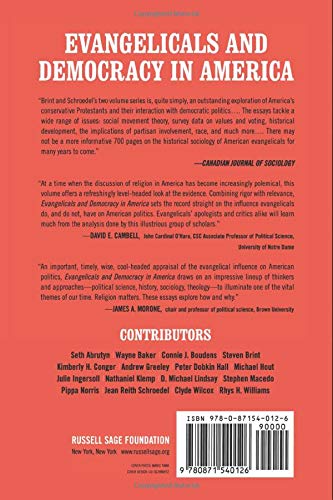 Evangelicals and Democracy in America: Religion and Politics (Volume 2),Used