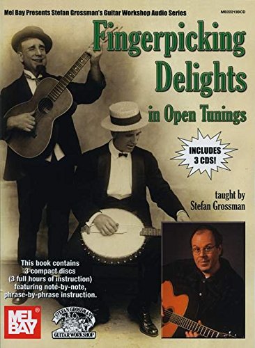 Fingerpicking Delights in Open Tunings (Stefan Grossman's Guitar Workshop Audio),Used