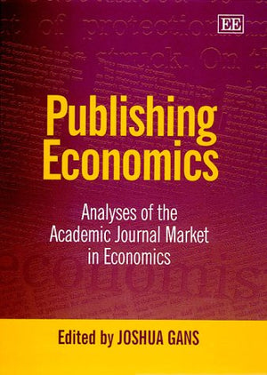 Publishing Economics: Analyses of the Academic Journal Market in Economics,Used