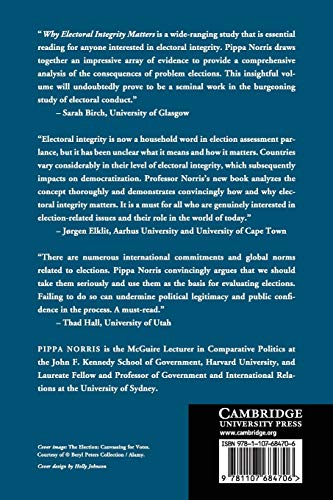 Why Electoral Integrity Matters,Used
