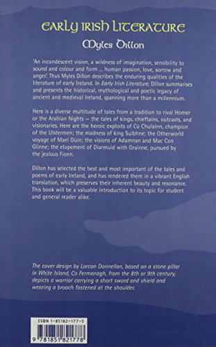 Early Irish Literature (Celtic Studies),Used