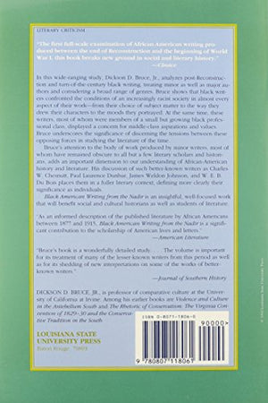 Black American Writing From The Nadir: The Evolution Of A Literary Tradition, 18771915,Used
