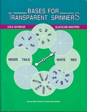 Bases For Transparent Spinners: Blackline Masters for Use in Generating Random Events for Classroom Games & Activities,Used