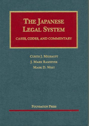 Japanese Legal System: Cases, Codes And Commentary,New