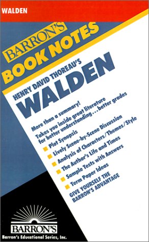 Walden (Barron'S Book Notes),Used