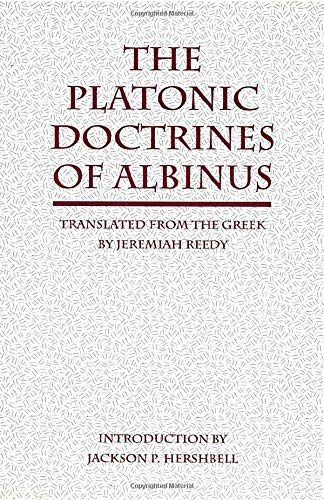 The Platonic Doctrines Of Albinus,Used