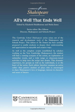 All's Well that Ends Well (Cambridge School Shakespeare),Used