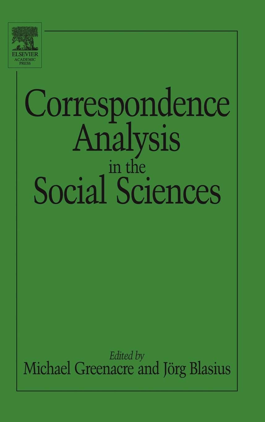 Correspondence Analysis in the Social Sciences,Used