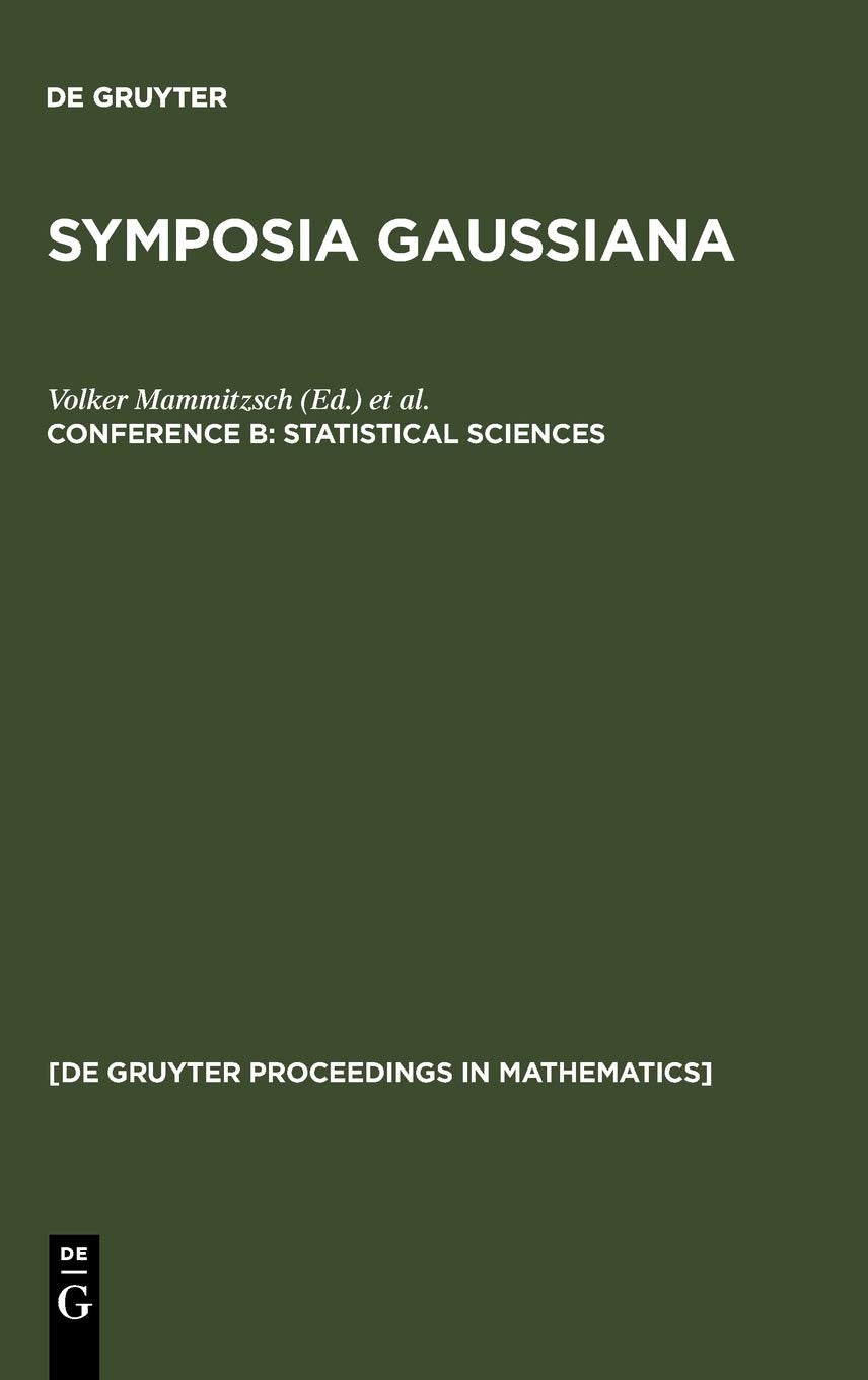 Statistical Sciences (De Gruyter Proceedings In Mathematics),Used