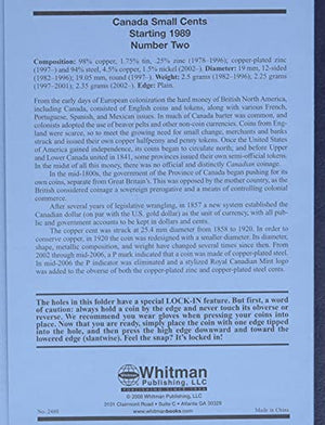 Canadian Small Cents Folder Number 2: Collection Starting 1989 (Official Whitman Coin Folder),New