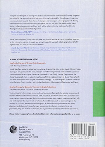 Couple And Family Therapy: An Integrative Map Of The Territory