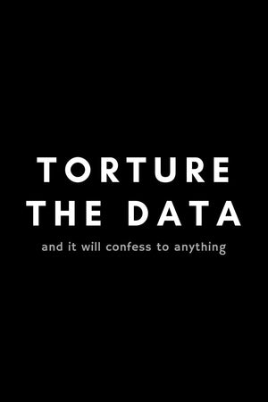 Torture The Data And It Will Confess Anything: Funny Big Data Dot Grid Notebook Gift Idea For Data Science Nerd, Analyst, Engine,Used
