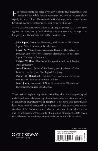 Biblical Foundations For Manhood And Womanhood (Volume 3)