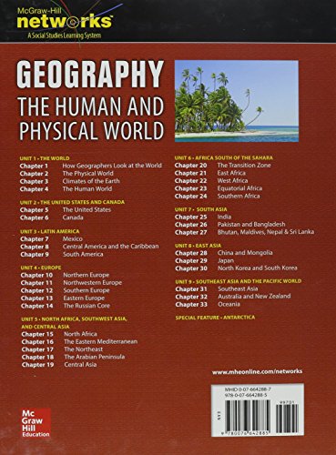 Geography: The Human And Physical World, Student Edition (Glencoe World Geography)