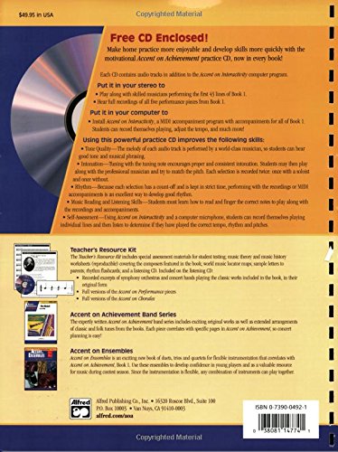 Accent on Achievement, Book 1: Conductor's Score,New
