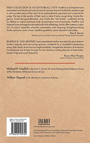 Representative Opinions of Justice Antonin Scalia,Used