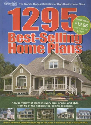 1295 BestSelling Home Plans (Country & Farmhouse Home Plans),Used