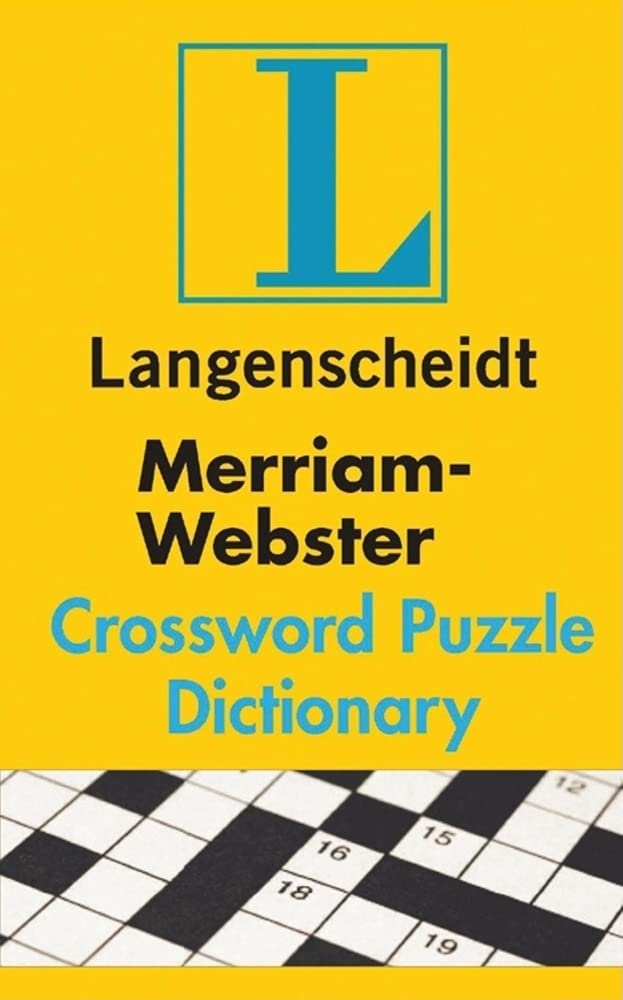 MerriamWebster's Crossword Puzzle Dictionary,Used