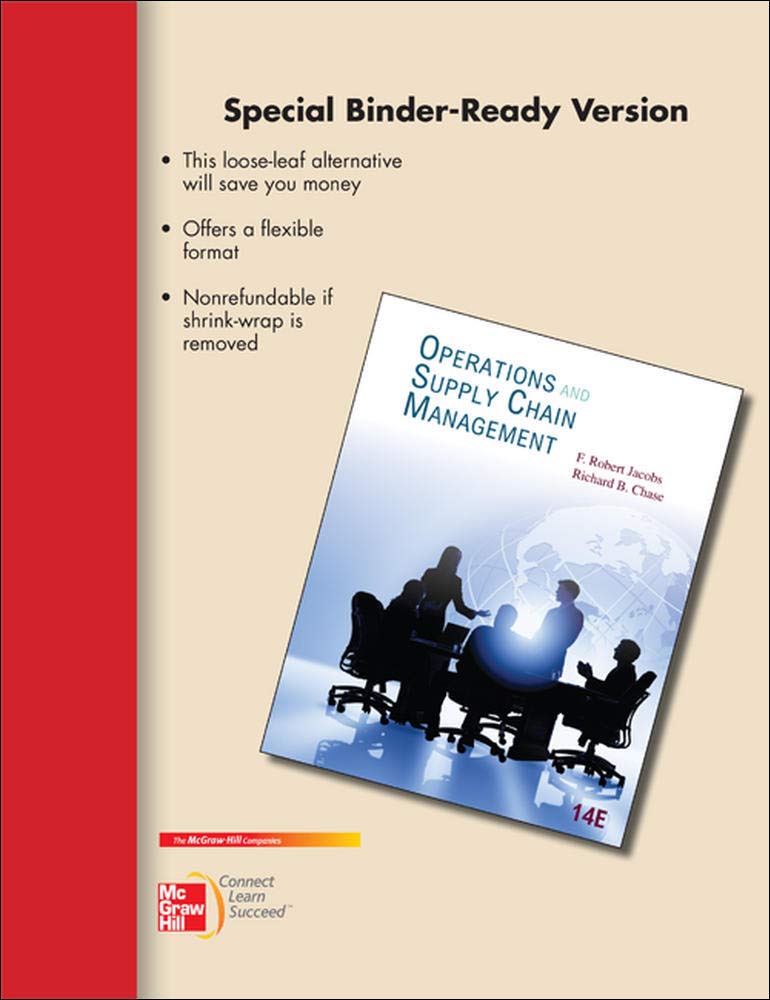 LooseLeaf Operations and Supply Chain Management 14e,Used