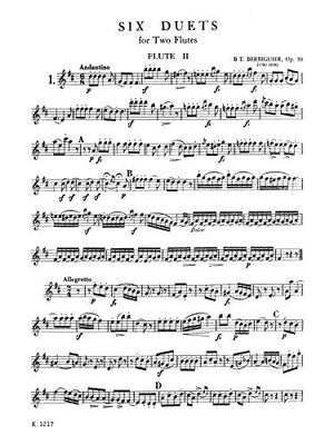 Six Duets, Op. 59 (Kalmus Edition),Used