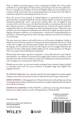 Leading in English: How to Confidently Communicate and Inspire Others in the International Workplace,Used