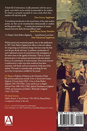 Early Modern England: A Social History 15501760 (Hodder Arnold Publication),Used