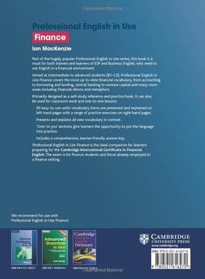 Professional English In Use Finance,Used