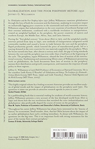 Globalization and the Poor Periphery Before 1950 (Ohlin Lectures),Used