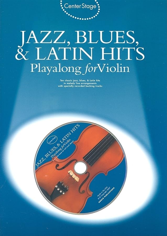 Center Stage Jazz, Blues & Latin Hits Playalong For Violin,Used