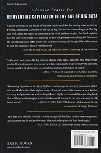 Reinventing Capitalism In The Age Of Big Data,Used