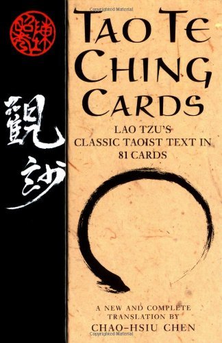 Tao Te Ching Cards: Lao Tzu's Classic Taoist Text in 81 Cards,Used