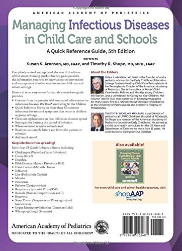 Managing Infectious Diseases In Child Care And Schools: A Quick Reference Guide,New