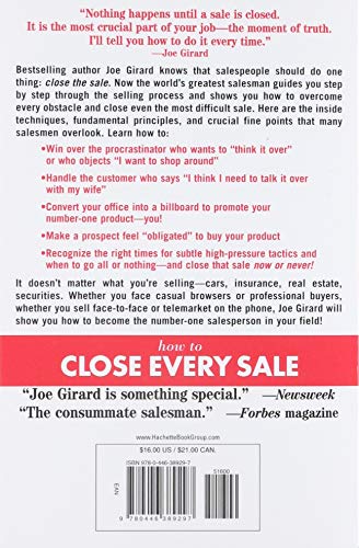 How to Close Every Sale,New