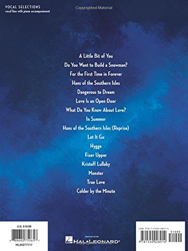 Disney's Frozen  The Broadway Musical: Vocal Selections,Used