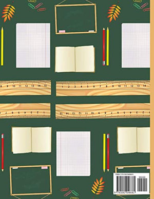 Primary composition notebook: Class room Back to school pattern Story Paper to write in for students 120 pages (8.5 x 11 Inch).,Used
