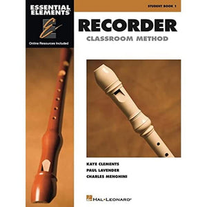 Essential Elements for Recorder Classroom Method  Student Book 1: Book with Online Media,New