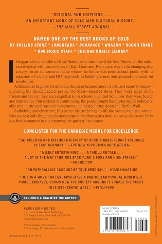 Burning Down The Haus: Punk Rock, Revolution, And The Fall Of The Berlin Wall