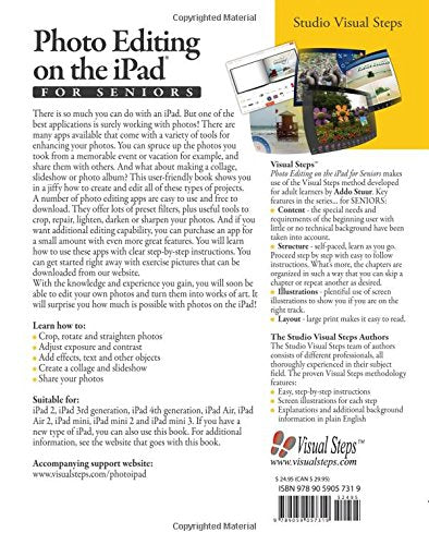 Photo Editing on the iPad for Seniors: Have Fun and Become a Photo Editing Expert on Your iPad (Computer Books for Seniors serie,Used