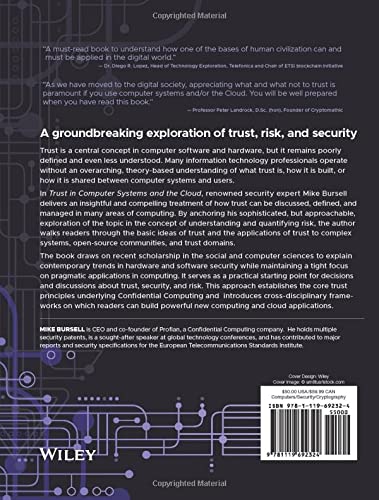 Trust in Computer Systems and the Cloud,Used