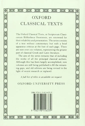 Annales Ivi, Xixvi (Oxford Classical Texts) (Latin Edition)
