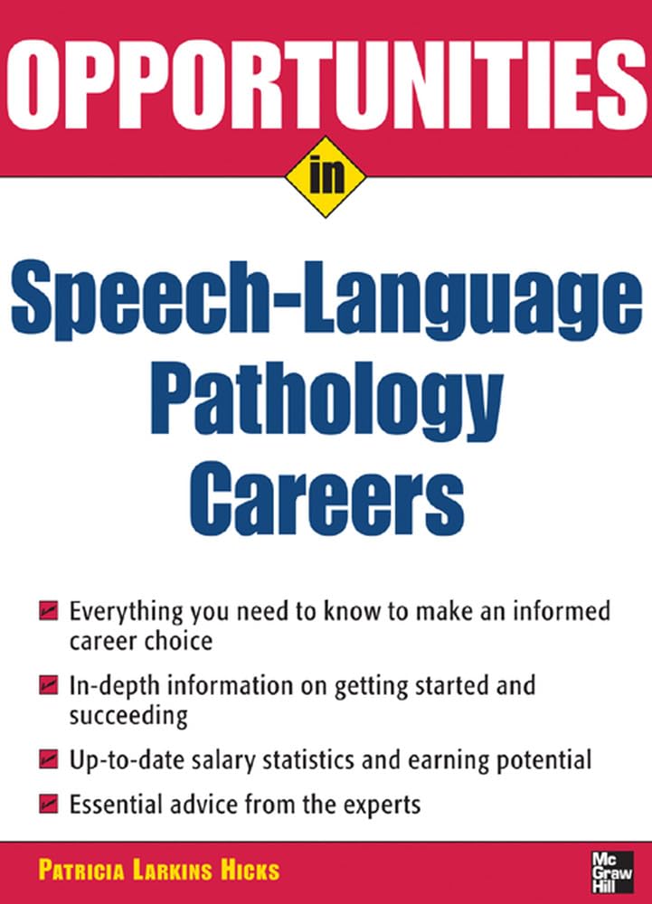 Opportunities in Speech Language Pathology Careers,Used