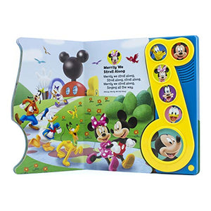 Phoenix International Publications Disney Mickey Mouse Clubhouse Sound Book - Let's Sing! Interactive Music Note Book for Kids