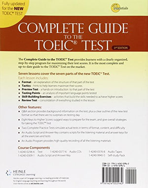 The Complete Guide to the TOEIC Test: iBT Edition (Exam Essentials),Used