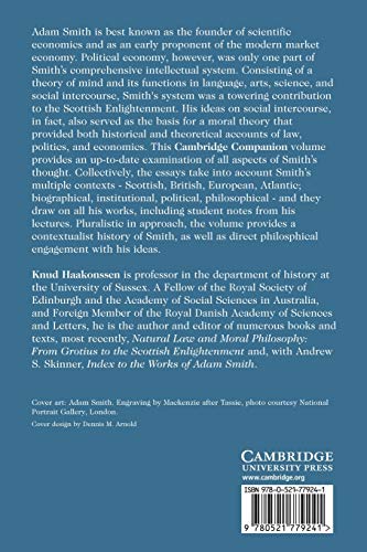 The Cambridge Companion to Adam Smith (Cambridge Companions to Philosophy),Used