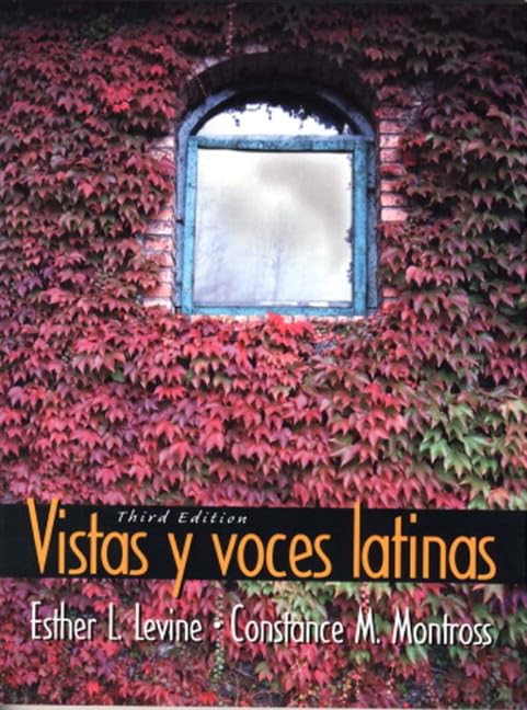 Vistas y voces latinas,Used