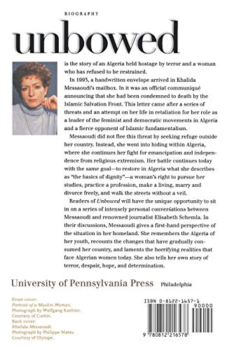 Unbowed: An Algerian Woman Confronts Islamic Fundamentalism (Critical Authors And Issues),New