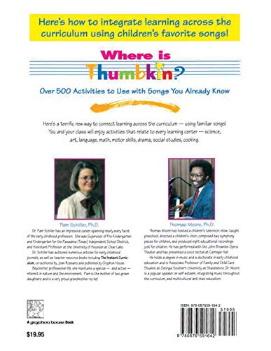 Where is Thumbkin?: 500 Activities to Use with Songs You Already Know,New
