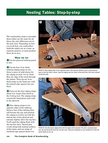 The Complete Book of Woodworking: StepbyStep Guide to Essential Woodworking Skills, Techniques, Tools and Tips (Landauer) Over,Used